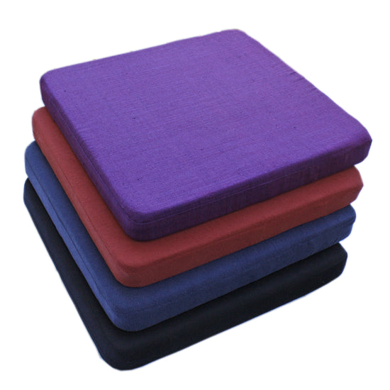 Image Title Zabuton Meditation Cushion (silk & wool)